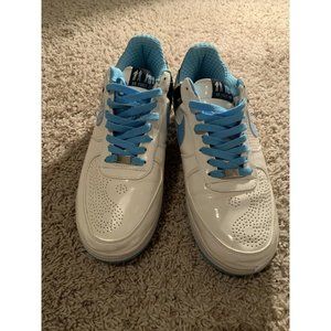 Custom Nike Air Force 1 Low '07 Blue Black And White Size 13